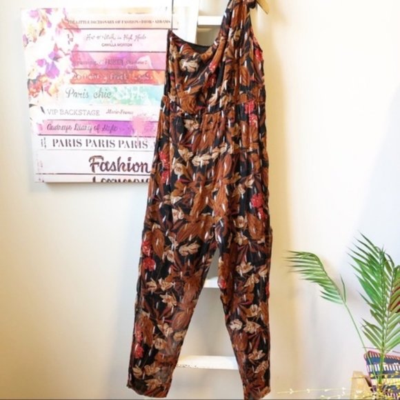 Anthropologie Maeve Kyoto Floral Jumpsuit Size 8 - Picture 2 of 8